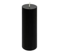 Atmosphera Créateur d'intérieur - Bougie Déco "Demi" 14cm Noir