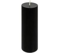 Bougie Déco Demi 14cm Noir