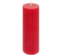 Bougie Déco Demi 14cm Rouge