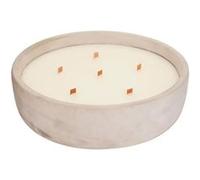 Atmosphera Créateur d'intérieur - Bougie Parfumée en Céramique "Sao" 1100g Citronnelle Gris