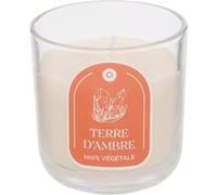 Atmosphera Créateur d'intérieur - Bougie Parfumée en Verre "Floa" 115g Ambre G