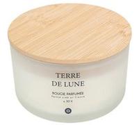 Atmosphera Bougie parfumée en verre Sana 420 g Terre de Lune Blanc