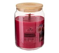 Atmosphera Créateur d'intérieur - Bougie Parfumée en Verre "Vicky" 435g Framboises Gourmandes