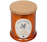 Atmosphera – Bougie parfumée Hapo – Amande et Fleur d'Oranger – 150 g – Verre ambré avec couvercle