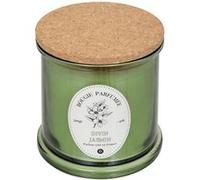 Atmosphera – Bougie parfumée Hapo 500 g pot en verre avec couvercle Divin Jasmin