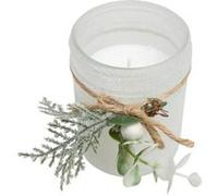 Bougie Parfumée Noël Givré 125g Transparent