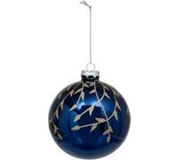 Atmosphera Boule de Noël en verre - Bleu
