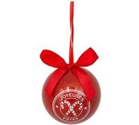 Atmosphera Créateur d'intérieur - Boule de Noël Imprimée "Sucre d'Orge" 9cm Rouge Rouge G