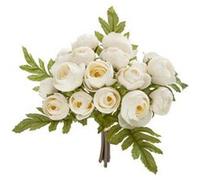 Atmosphera - Bouquet de 18 Mini camélias artificiels - H30 cm