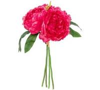 Bouquet de Fleurs 4 Pivoines 30cm Rose Blush
