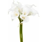 Atmosphera – Bouquet de 8 arums artificiels – Blanc – H36 cm