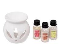 Brûle-Parfum & 3 Flacons Pura - Fruits