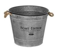 Atmosphera - Pot - métal - Gris - D37-5 cm