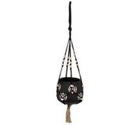 Cache-Pot Suspendu Tropique Australe 55cm Noir