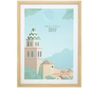 Atmosphera Créateur d'intérieur - Cadre Déco "Day" 30x40cm Multicolore Multicolore G