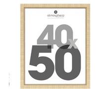 Atmosphera Créateur d'intérieur - Cadre Photo Déco "Thea" 40x50cm Naturel Naturel G