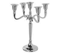 Atmosphera Créateur d'intérieur - Chandelier en Métal 5 Têtes Aristo 27cm Argent