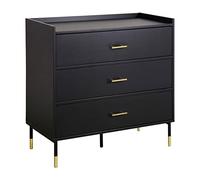 ATMOSPHERA CREATEUR D'INTERIEUR Commode 3 tiroirs Tedy Noir