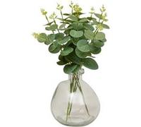 Composition Eucalyptus Artificiel & Vase Urice 35cm Vert