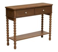 Atmosphera Créateur d'intérieur - Console 2 Tiroirs "Mona" 100cm Marron
