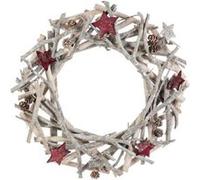 Couronne de Noël Première Étoile - Gris