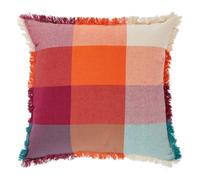 ATMOSPHERA CREATEUR D'INTERIEUR Coussin à Franges Yucatan 45 x 45 cm Madras