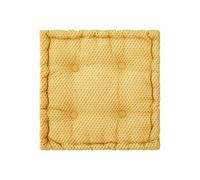 Atmosphera Créateur d'intérieur - Coussin de Sol Carré "Otto" 40x40cm Ocre