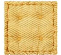 Atmosphera Créateur d'intérieur - Coussin de Sol Carré "Otto" 40x40cm Ocre Ocre G