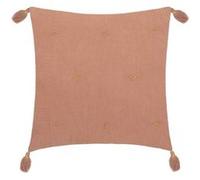 Atmosphera Créateur d'intérieur - Coussin Déco à Pompons "Millo" 40x40cm Rose G
