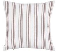 Atmosphera Créateur d'intérieur - Coussin Déco à Rayures "Groove" 40x40cm Beige Beige