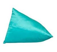 Atmosphera Créateur d'intérieur - Coussin Déco Berlingot "Flow" 30x30cm Turquoise Bleu