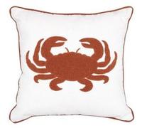 Atmosphera Créateur d'intérieur - Coussin Déco Brodé "Océania" 45x45cm Blanc Blanc G