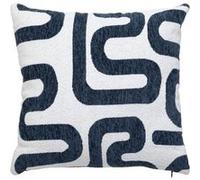 Atmosphera – Coussin Safina – Jacquard Chenille – Bleu égéen 40x40 cm