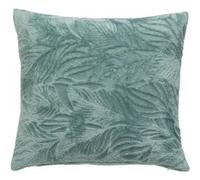Coussin Déco Flanelle Ryo 40x40cm Bleu Givre