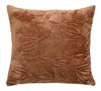 Coussin Déco Flanelle Ryo 40x40cm Terracotta