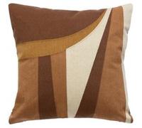 Coussin Hary marron 45x45cm - Atmosphera Créateur d'intérieur
