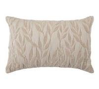 Coussin Déco Jacquard Lethon 38x58cm Beige Lin