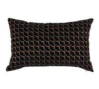 Atmosphera Créateur d'intérieur - Coussin Déco Jacquard "The Palm Resort" 38x58cm Noir Noir G