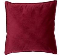 Atmosphera Créateur d'intérieur - Coussin Déco Uni "Lilou" 55x55cm Rouge Grenat Rouge