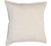 Homemaison Coussin Uni Déhoussable Polyester Ivoire 45 cm