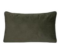 Atmosphera – Coussin Lilou – Déhoussable coton – Vert kaki – 30x50 cm
