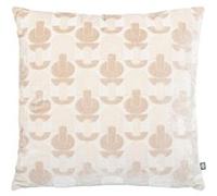 Atmosphera - Coussin Luna Jacquard Velours Lin 40x40cm
