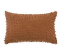 Atmosphera - Coussin nid d Abeille Widdy 30x50cm Rose Terracotta