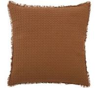 Atmosphera – Coussin nid d'abeille Widdy 45x45 cm Rose Terracotta