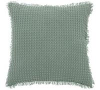 Atmosphera - Coussin nid d Abeille Widdy 45x45cm Vert céladon