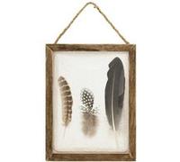 Atmosphera Créateur d'intérieur - Déco Murale Bombée Plumes "Jonas" 34cm Marron Marron G