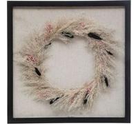 Atmosphera Créateur d'intérieur - Déco Murale Fleurs Séchées "Nia" 55cm Noir Noir G
