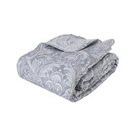 Atmosphera Créateur d'intérieur - Dessus de Lit & 2 Taies Marie 240x260cm Gris Clair