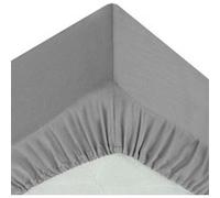 Atmosphera - Drap-Housse - Percale - Gris - 140x190 cm