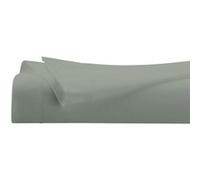 Drap Housse 2 Personnes Percale 180x200cm Vert Tilleul